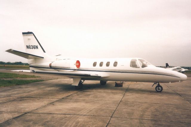 Cessna Citation 1SP (N636N) - Seen here in May-95.