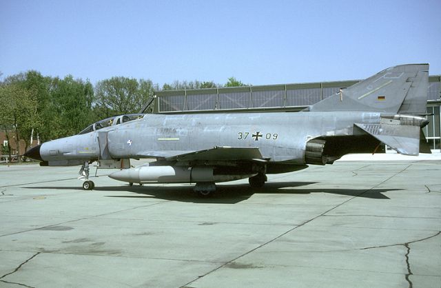 N3709 — - German AF F-4F Phantom II fighter 3709, here seen at Hopsten AB (ETNP) was never upgraded to the KWS standard but in use with the FLZ F-4F at Hopsten AB it did receive the grey scheme