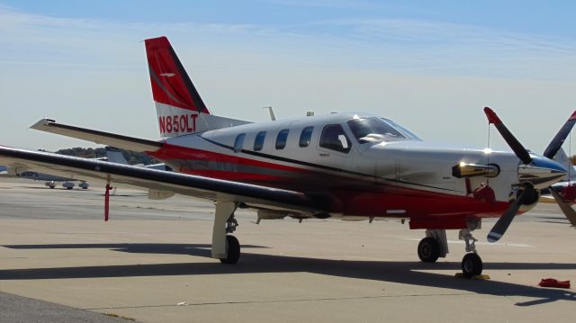 Socata TBM-700 (N850LT) - Resting on the ramp after roughly 2 hours in the air from CHS.