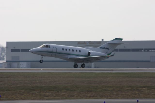 Hawker 800 (N301ML) - Taken 12-15-12