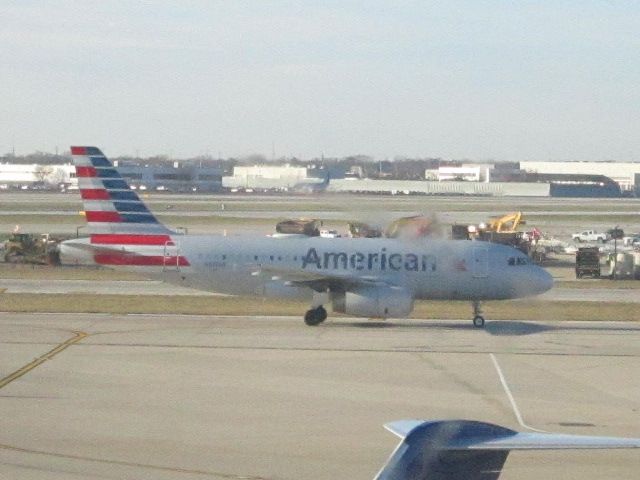 Airbus A319 (N817AW) - Viewed from United Club - Concourse F.