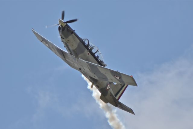 FAM2005 — - Mexican Air Force T-6C Texan II, carried out a low pass over Santa Lucia AB in a AirShow in August 2016. 