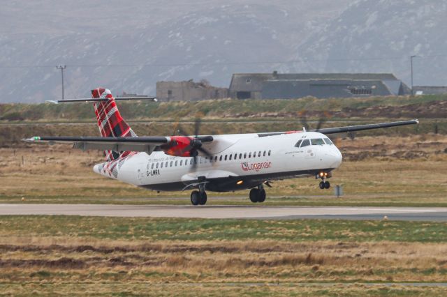 Aerospatiale ATR-72-500 (G-LMRX) - LOG779 arriving from Benbecula