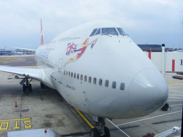 Boeing 747-200 (G-VGAL) - View of 'Jersey Girl' before boarding.