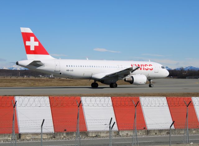 Airbus A320 (HB-IJQ) - punto avvistamento sud