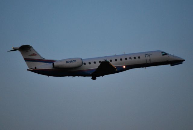 Embraer ERJ-135 (N386CH) - RCR AIR LLC departing runway 20 at KJQF - 6/1/14