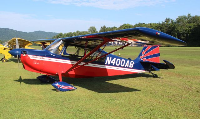 N400AB — - A Champion Super Decathlon at the August Breakfast Fly-In, Moontown, AL, Brownsboro, AL - August 19, 2017.