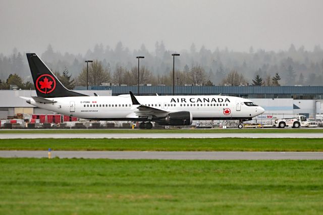 Boeing 737 MAX 8 (C-FSNU) - Grounded at YVR