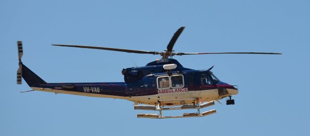 Bell 412 (VH-VAU) - Taken at Gladstone Airport, Qld on 20th October, 2013.