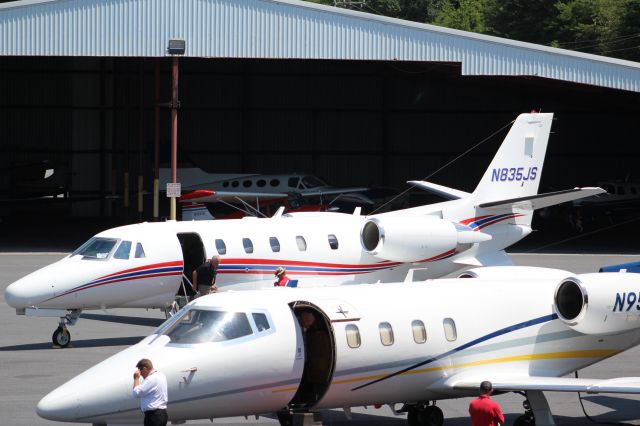 Cessna Citation Excel/XLS (N835JS) - Parked 