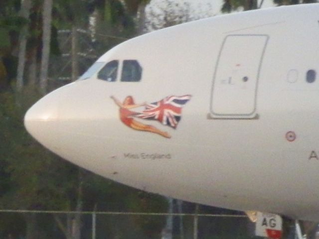 Airbus A330-300 (G-VWAG) - Named"Miss England"