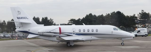 Cessna Citation Sovereign (N685CL) - At Jersey Airport, Channel Islands UK Sept 9, 2015