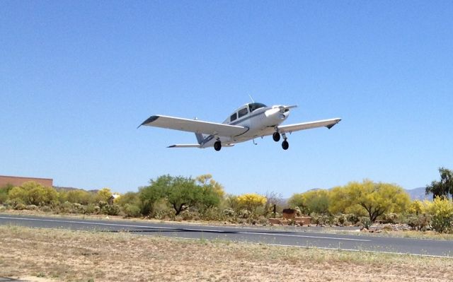 N5092T — - Beechcraft Musketeer Sport 19A departing Tucson AZ