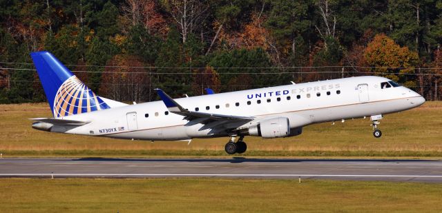 Embraer 175 (N730YX) - At the RDU observation deck, 11/22/17.