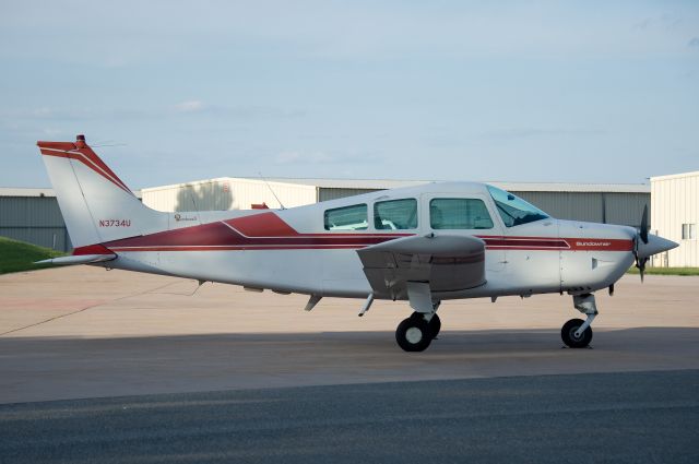 Beechcraft Sundowner (N3734U) - Seen at KFDK on 7/14/2011