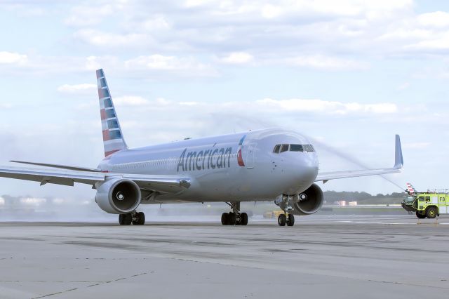 BOEING 767-300 (N388AA) - World Trade Center 9/11 Beam being flown to Florida. August 13, 2015