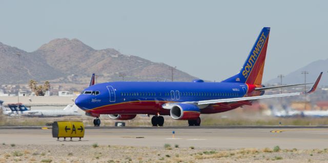 Boeing 737-800 (N8301J) - 03/13/2013  1042 Local Tucson Az  Warrior One