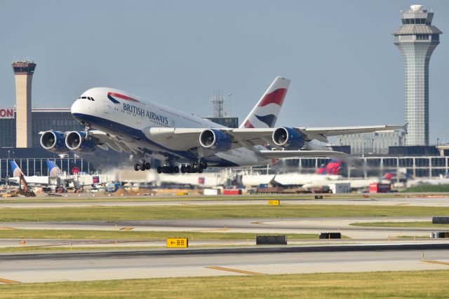 Airbus A380-800 (G-XLEE) - 28-R 07-18-22