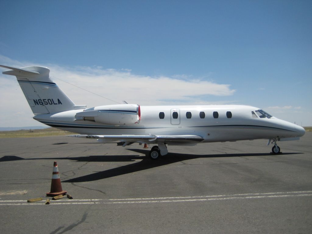 Cessna Citation III (N650LA) - On the ground at Double Eagle