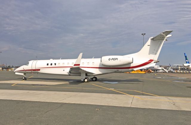 Embraer Legacy 600/650 (G-PEPI) - North Cargo parking 04/13/18