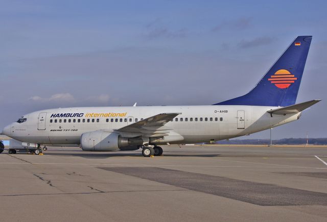 Boeing 737-700 (D-AHIB) - Hamburg International Airlines - Boeing 737-73S C/N 29083 - D-AHIB at EDDR/SCN - Saarbruecken - 2006-02-27. 