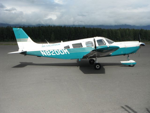 Piper Saratoga (N8200M) - Boarding at Juneau Airport, AK