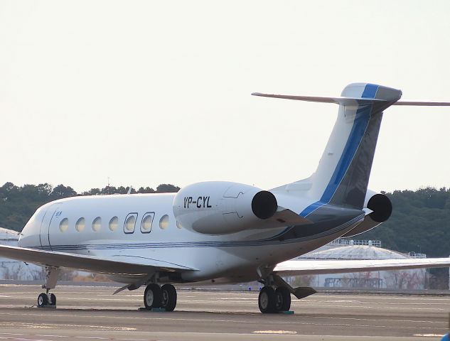 Gulfstream Aerospace Gulfstream G650 (VP-CYL) - Photo taken on Apr 05, 2023.