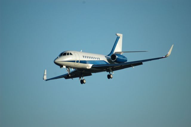 Dassault Falcon 2000 (C-FRKF) - 2014 Dassault Falcon 200EX (c/n: 280) on final approach to CYPQ on November 25, 2019