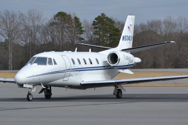 Cessna Citation Excel/XLS (N504LV) - L J ASSOCIATES INC at KJQF - 2/14/18