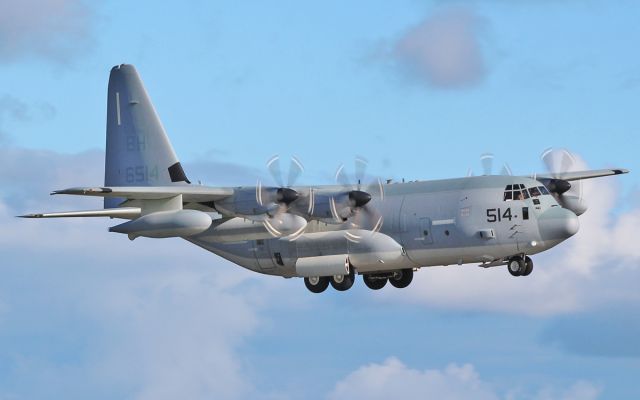 Lockheed C-130 Hercules (16-6514) - usm kc-130j 166514 about to land at shannon 22/9/15.