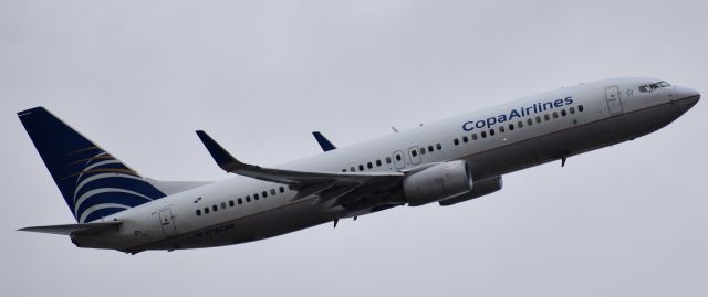 Boeing 737-800 (HP-1718CMP) - OK - not my best shot, but it means a lot to me... it was my first time seeing Copa in person (bumpkin speaking here), and it was my second ORD spotting adventure, this time, watching departures at the Schiller Park Metra.  The weather was somewhat abysmal that day, but I did my best.  Heres Copa for posterity.  On 5/10/18.