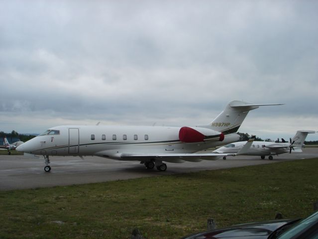 Bombardier Challenger 300 (N987HP) - At Harbor Springs, Michigan KMGN