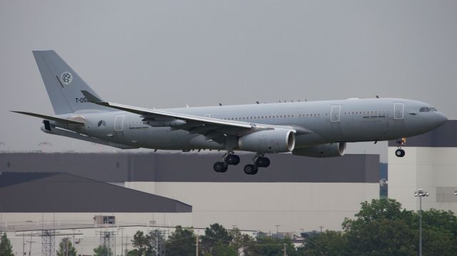 Airbus A330-200 (T055) - Chartered A330-200MRTT from the Royal Netherlands Air Force. CGN-IAD-MEM.