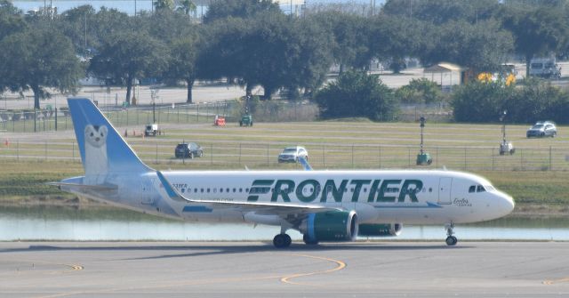 Airbus A320neo (N339FR) - Eccles the Ermine