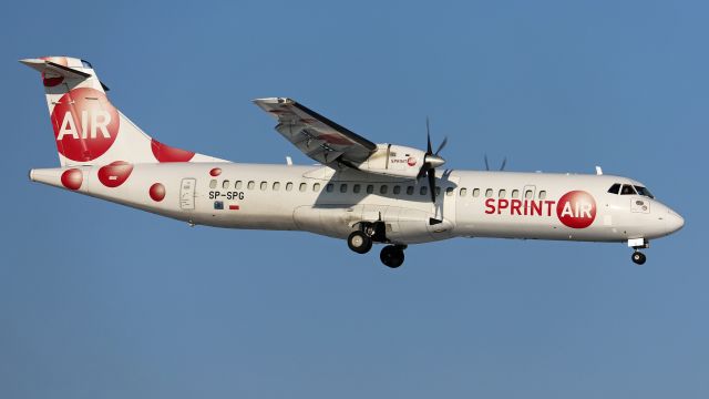 ATR ATR-72 (SP-SPG) - Photo taken on December 27, 2021.