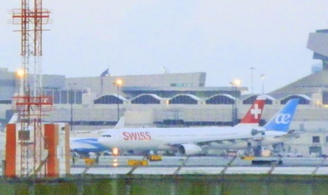 Airbus A330-300 (HB-JHK) - Departing for Zurich,Kloten(ZRH) At Dusk!