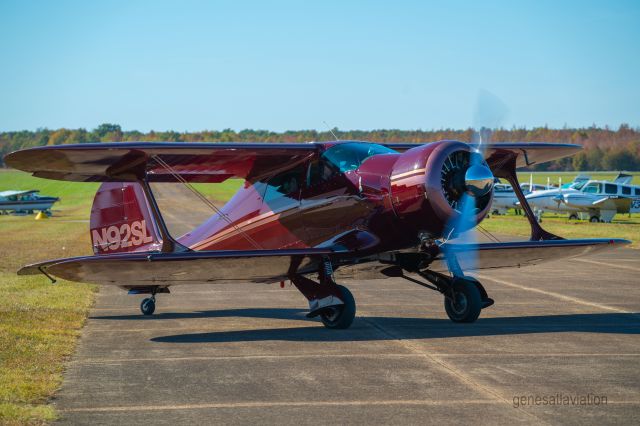 N92SL — - Burgundy D17s, preparing for demo flight.  Beechparty 2022.