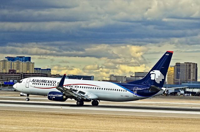 Boeing 737-800 (XA-AMA) - XA-AMA AeroMexico B737-852 (C/N 36700/4137)  First Flight: August 2012  - Las Vegas - McCarran International (LAS / KLAS) USA - Nevada, October 12, 2012 Photo: Tomás Del Coro