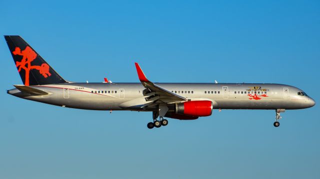 Boeing 757-200 (9H-AVM) - JetMagic Boeing 757-23A (9H-AVM) on lease to the Band U2, seen here arriving on Runway 21 at Perth from Sydney as "JET MAGIC 410" on their "The Joshua Tree Tour 2019"