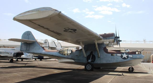 Canadair CL-1 Catalina (USN46602) - A 1940 model Consolidated Vultee PBY-5A Catalina on the Restoration Aircraft Flight Line at the Museum of Naval Aviation, NAS Pensacola, March 2, 2019.