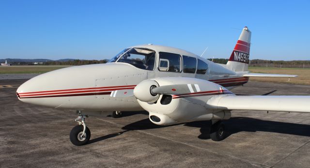 Piper Apache (N4597P) - A 1960 model Piper PA-23-250 Aztec on the ramp at Northeast Alabama Regional Airport, Gadsden, AL - November 13, 2020.