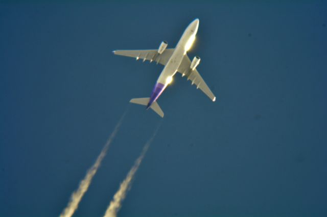 Airbus A330-300 — - Hawaiian Airlines 51 John F Kennedy  to Honolulu over Cleveland 34,000 ft. 12-26-14.