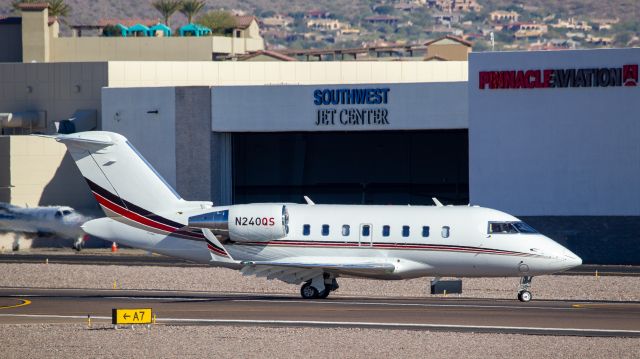 Canadair Challenger (N240QS) - Spotted at KSDL on December 26, 2020br /Spotting location: Airport business center br /br /Looking for a Realtor in the PHX area? Call Jake Youngs with Realty Executives at 602.628.3487 to find out how I can help you!