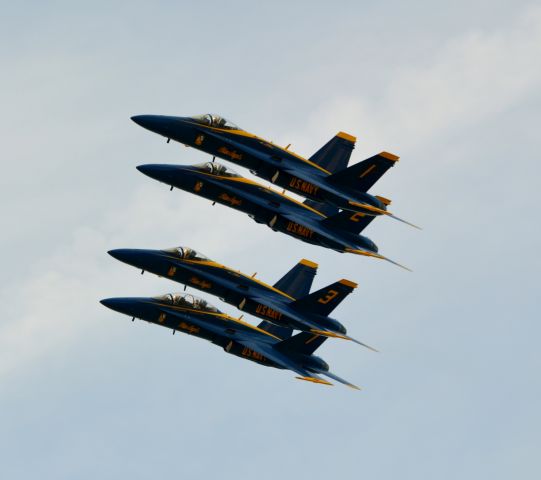 McDonnell Douglas FA-18 Hornet — - Cleveland National Air Show Practice 08/29/2014