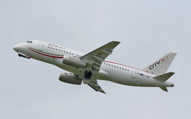 Sukhoi Superjet 100 (EI-FWA) - cityjet ssj-100-95b ei-fwa dep shannon 9/6/16.