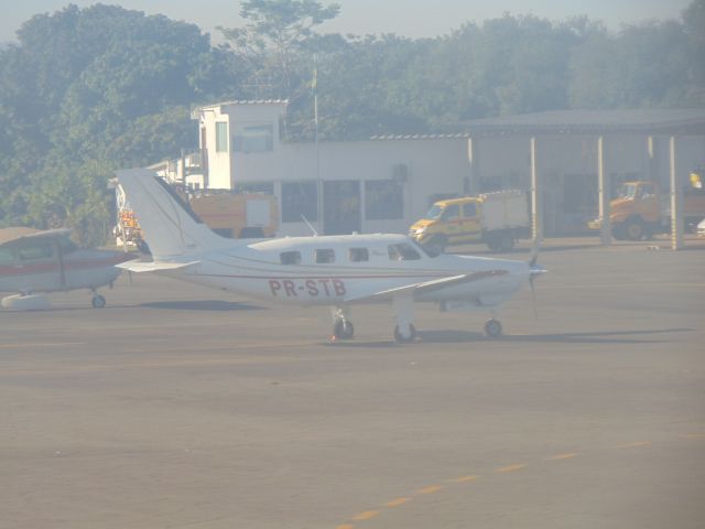 Piper Malibu Mirage (PR-STB) - PR-STB – 2008 - Piper Malibu Mirage – PA-46R-350T- cn 4692024 (Ex: N535FJ)- Aeroporto Santa Genoveva – Goiania – SBGO -br /Goiânia – Goiás – Brazil – July 06, 2014br /Photo: Marcos Augusto