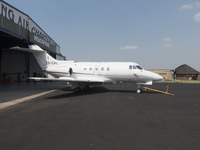 Hawker Siddeley HS-125-400 (ZS-CAL) - At Lanseria. South Africa. 18 JAN 2018.