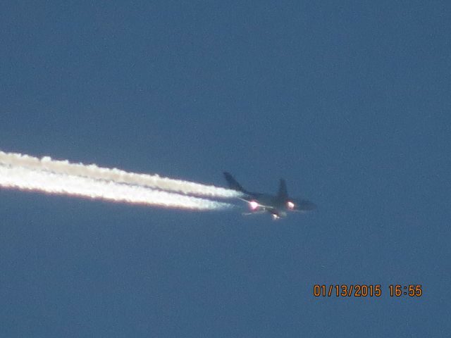 Airbus A310 (C-GTSF) - Air Transat flight 504 from Cancun to ? over Southeastern Kansas at 36,000 feet.