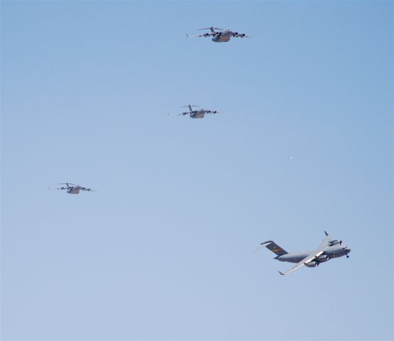 M-AFEX — - 4 C-17s for a MAFEX exercise at Nellis AFB.