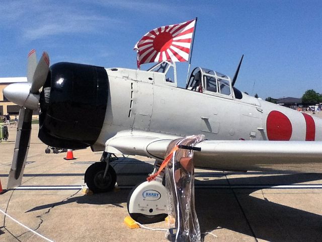 Mitsubishi A6M Zero (N60DJ) - Mitsubishi A6M-Zero (Replica) Nickname Tora 101 at Andrews AFB (ADW) Maryland USA May 19, 2012 